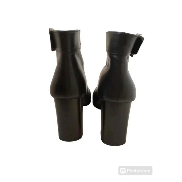 PRADA Black Ankle Boot Size 39.5 - Picture 4 of 10
